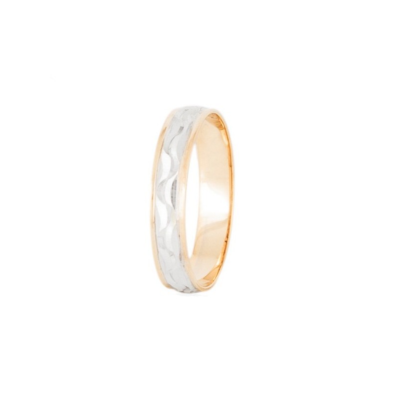 Alianza de Oro Bicolor 18k: Compra Online ¡Exclusivas!