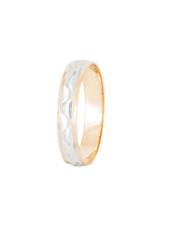 Alianza de Oro Bicolor 18k: Compra Online ¡Exclusivas!