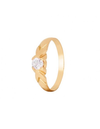 Anel Comunhão Menina Ouro 18k com Zircónia | Compre Aqui