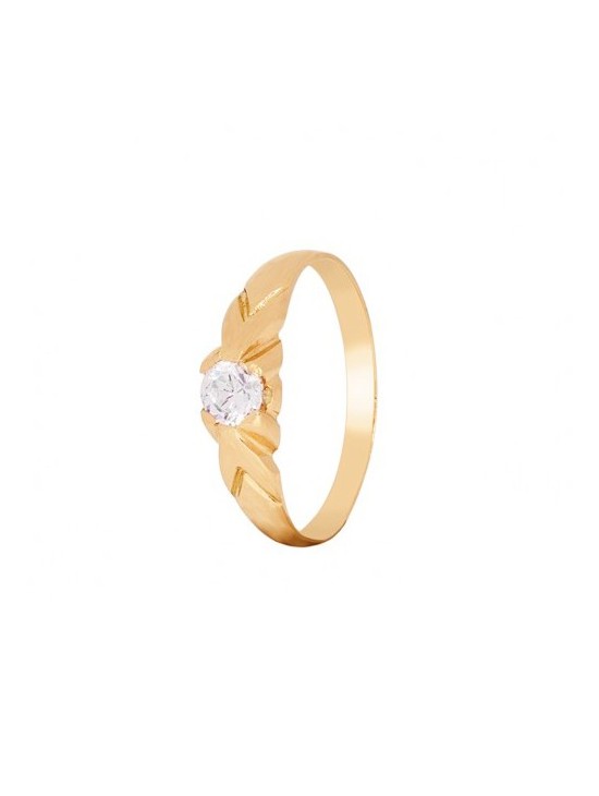 Anillo Comunión Niña Oro 18k Circonita | Compra Aquí