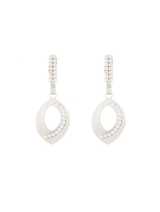 Pendientes de oro blanco circonitas ✨ Compra Aquí Pendientes de oro blanco circonitas ✨ Compra Aquí