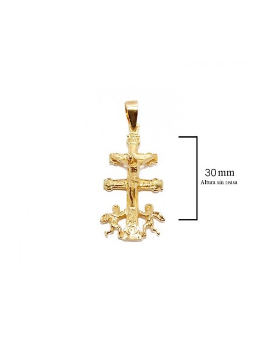 Cruz de Caravaca em Ouro 18k - Compre Aqui Online
