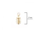 Cruz de Caravaca Oro 18K. 750Mls. 17mm