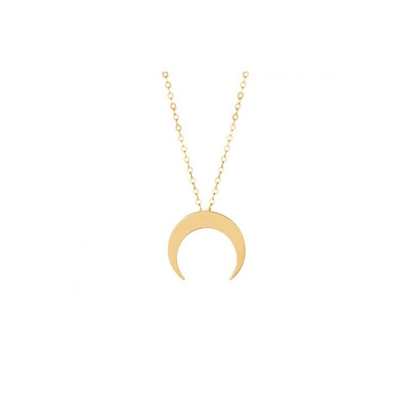 Colgante Luna Oro 18k + Envío Gratis