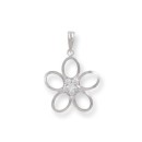Colgante de Oro Blanco 18K. 750Mls.
