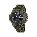 Reloj Calypso K5855/3 Hombre - X-trem, Camuflaje Verde Negro, 56mm