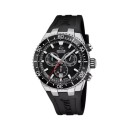 Reloj Suizo Jaguar Hombre  J1021/5 - Negro, Cristal Zafiro, Cronógrafo