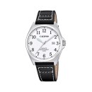 Reloj Calypso K5868/1 Hombre - Acero, Esfera Blanca, Correa Piel Negra
