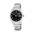 Reloj Calypso K5872/6 Hombre - Acero Inoxidable, Esfera Negra, Correa Plateada