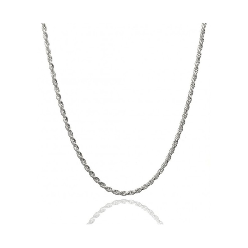 Cadena Salomónica Plata de Ley | Joyería Parejo