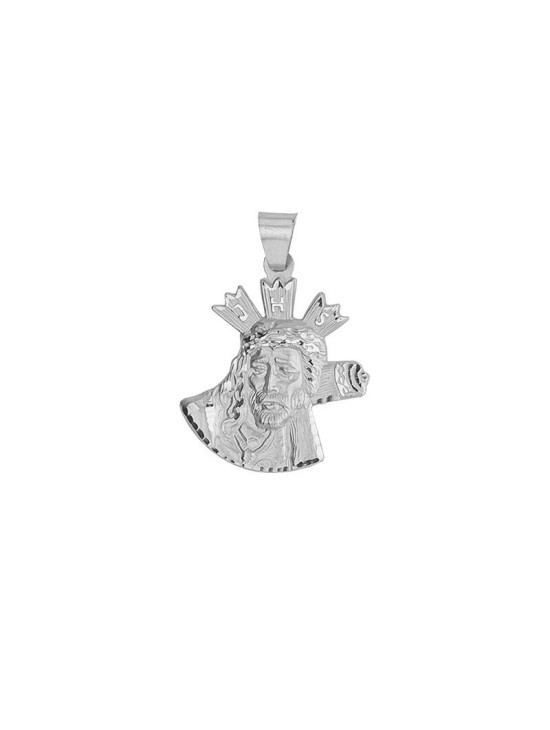 Medalla Cristo del Gran Poder Silueta Plata de Ley | Joyería Parejo