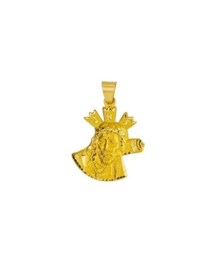 Medalla Cristo del Gran Poder Silueta Oro 18k | Joyería Parejo