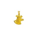 Medalla del Cristo del Gran Poder Silueta Oro 18k