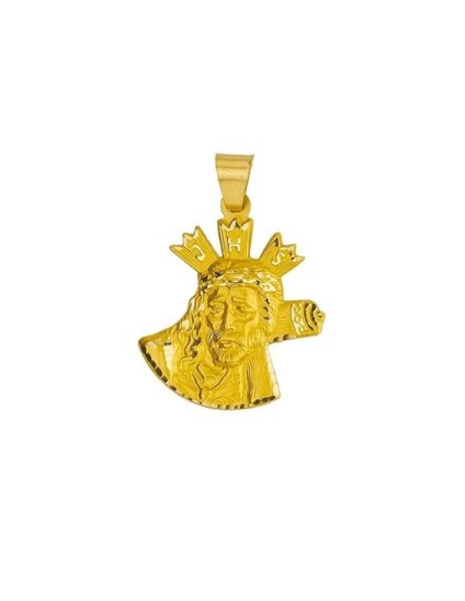 Medalla Cristo del Gran Poder Silueta Oro 18k | Joyería Parejo