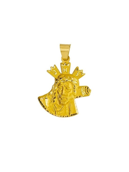 Medalla Cristo del Gran Poder Silueta Oro 18k | Joyería Parejo