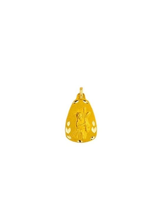 Medalla Cristo Gran Poder Lágrima Oro 18k - Compra Aquí