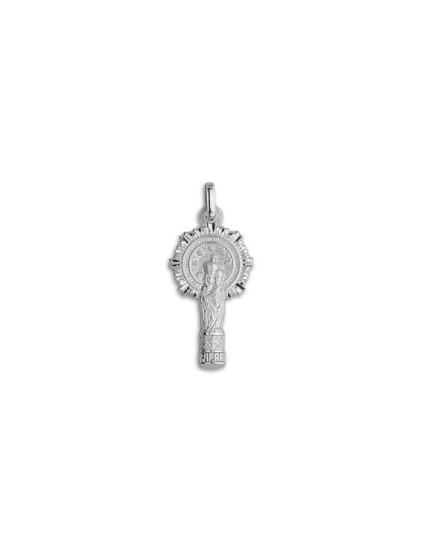 Medalla Virgen del Pilar Plata - Joyería Zaragoza