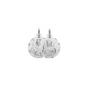 Virgin of Carmen Scapular Medal - Sacred Heart of Jesus in 925 Sterling Silver