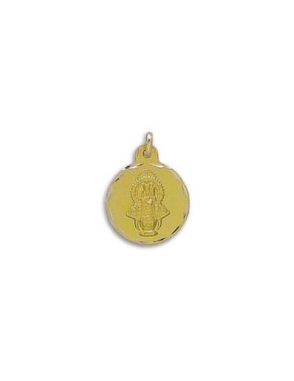 Medalla Caridad del Cobre Oro 18k Auténtica