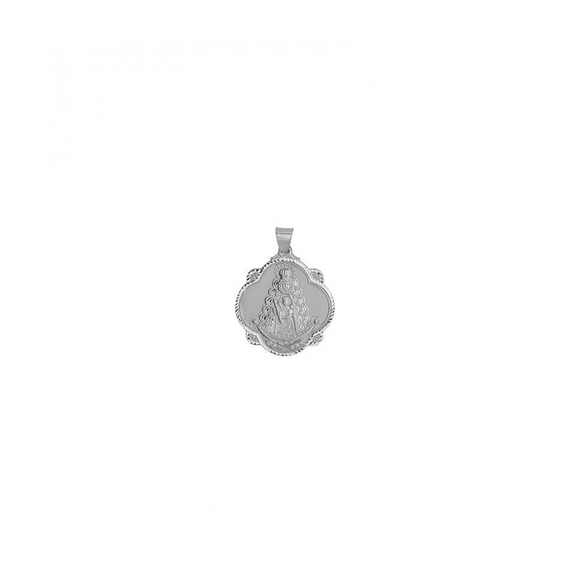 Sterling Silver Virgin del Rocio Medal - Almonte Jewelry