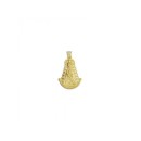 Medalla de la Virgen del Rocío de Almonte Silueta en Oro de 18k
