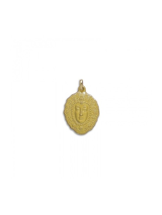 Medalla Virgen del Rocio Oro 18k - Compra Aquí