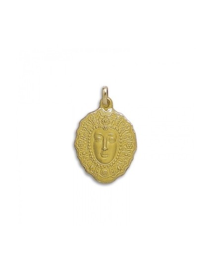 Medalla Virgen del Rocio Oro 18k - Compra Aquí