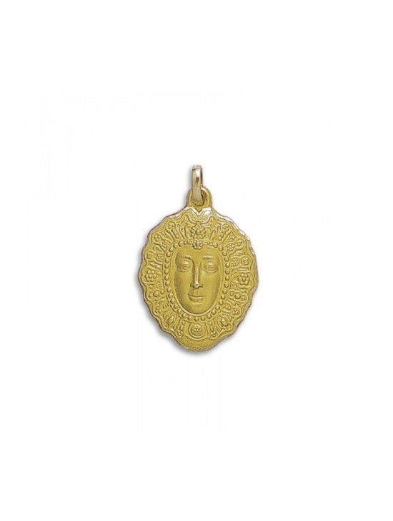 Medalla Virgen del Rocio Oro 18k - Compra Aquí