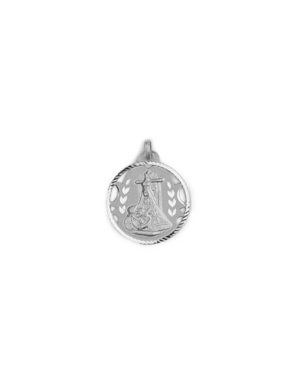 Medalha Virgem das Angústias Granada Prata 925 + Envio Grátis