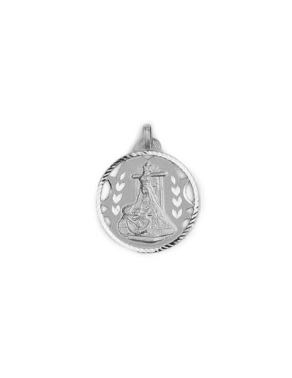Medalla Virgen Angustias Granada Plata Ley 925 + Envío Gratis