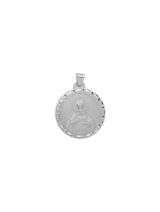 Medalha Redonda Esperança de Triana em Prata de Lei | Joyería Parej