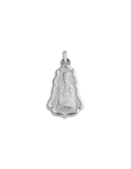 Medalla de la Virgen de la Victoria de Málaga Plata | Joyería Parejo