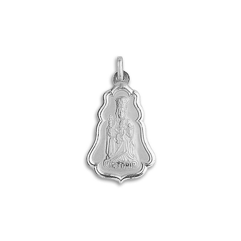 Medalla de la Virgen de la Victoria de Málaga Plata | Joyería Parejo