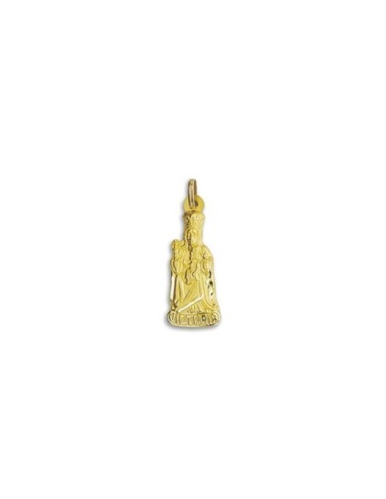 Medalla de la Virgen de la Victoria de Málaga Silueta en Oro 18k