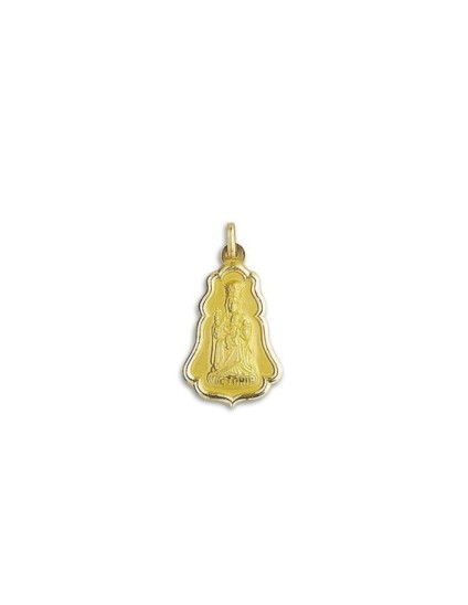 Medalla de la Virgen de la Victoria de Málaga en Oro 18k