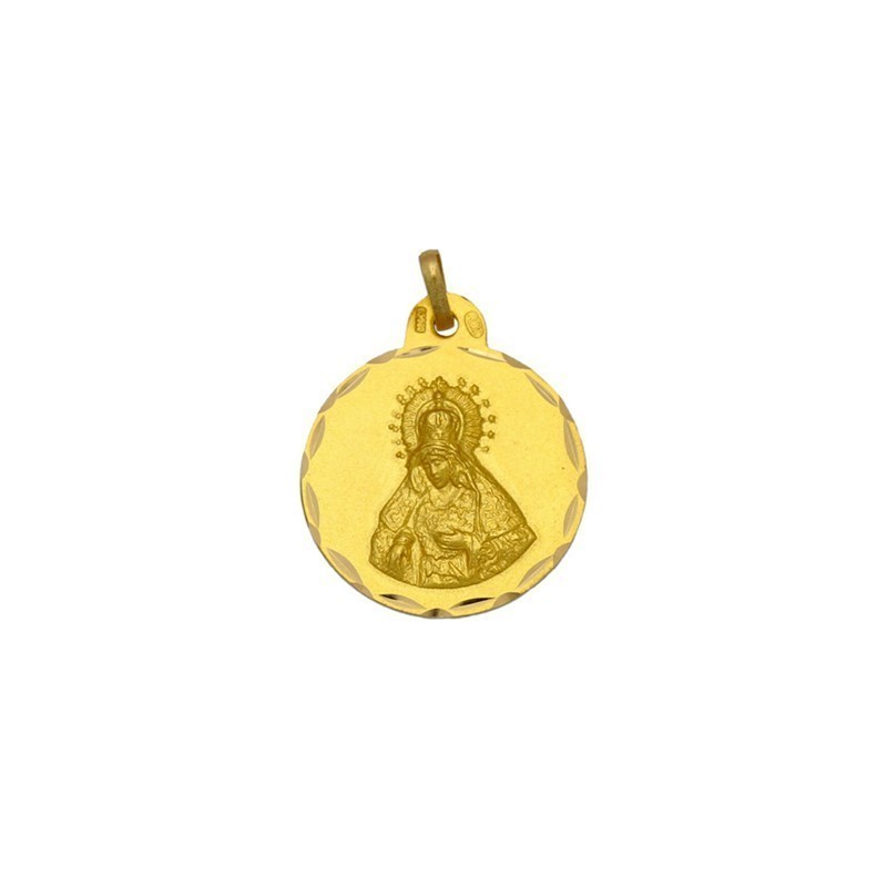 Medalla Virgen Macarena Oro 18k - Envío Gratis