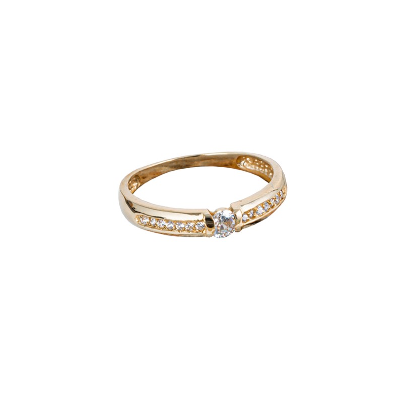 Anillo Solitario Mujer 3002005 Oro 18K | Joyería Parejo