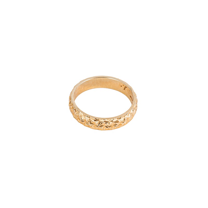 Alianza Oro 18K 3002006 Tallada Picada | Joyería Parejo