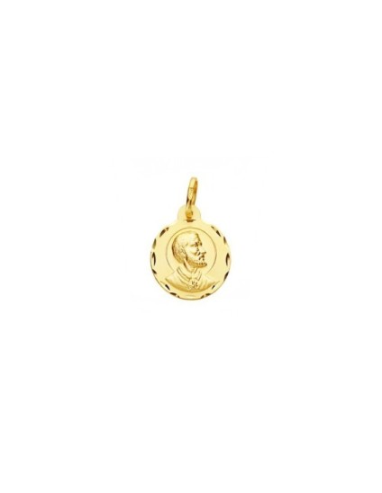 Medalla Redonda San Francisco Javier Oro 18k - Compra Ahora