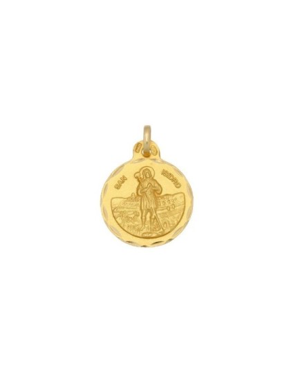 Medalla Redonda San Isidro Oro 18k - ¡Compra Ahora!