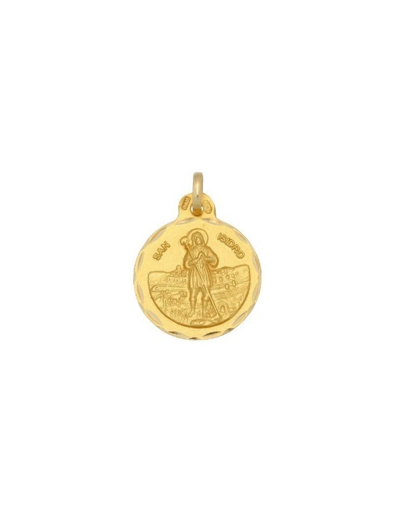 Medalla Redonda San Isidro Oro 18k - ¡Compra Ahora!