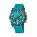 Reloj Lotus Hombre 18974/4 Chrono – Caja Fibra Carbono, Correa Caucho Azul