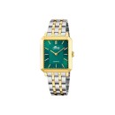 Reloj Lotus Mujer 18981/3 Square Series - Acero Inoxidable, Bicolor, Rectangular