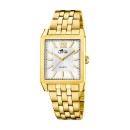 Reloj Lotus Hombre 18984/1 Square Series - Acero Inoxidable, Dorado, Cuarzo