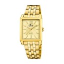Reloj Lotus Hombre 18984/2 Square Series - Acero Inoxidable, Cuarzo, Dorado