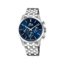 Reloj Lotus Hombre Chrono 18989/2 - Acero Inoxidable, 41 mm, Esfera Azul