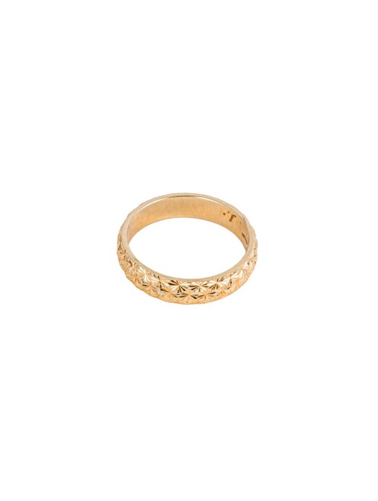Alianza Oro 18K 3002006 Tallada Picada | Joyería Parejo