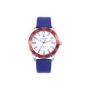Reloj Atlético de Madrid 41155-06 Hombre - Acero, 44 mm, Correa Silicona Roja