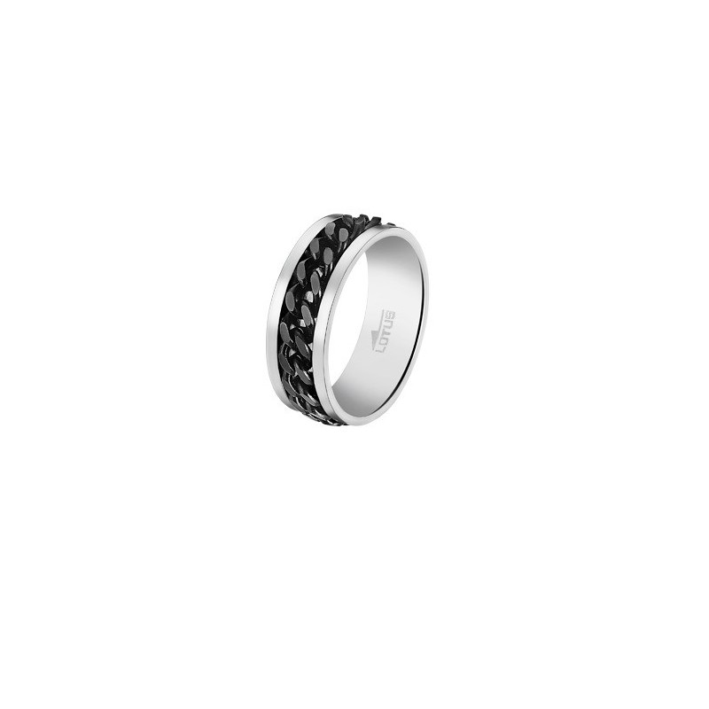 Anillo de hombre LS2394-3/222 en Acero | Joyería Parejo