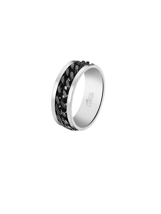 Anillo de hombre LS2394-3/226 en Acero Inoxidable | Joyería Parejo